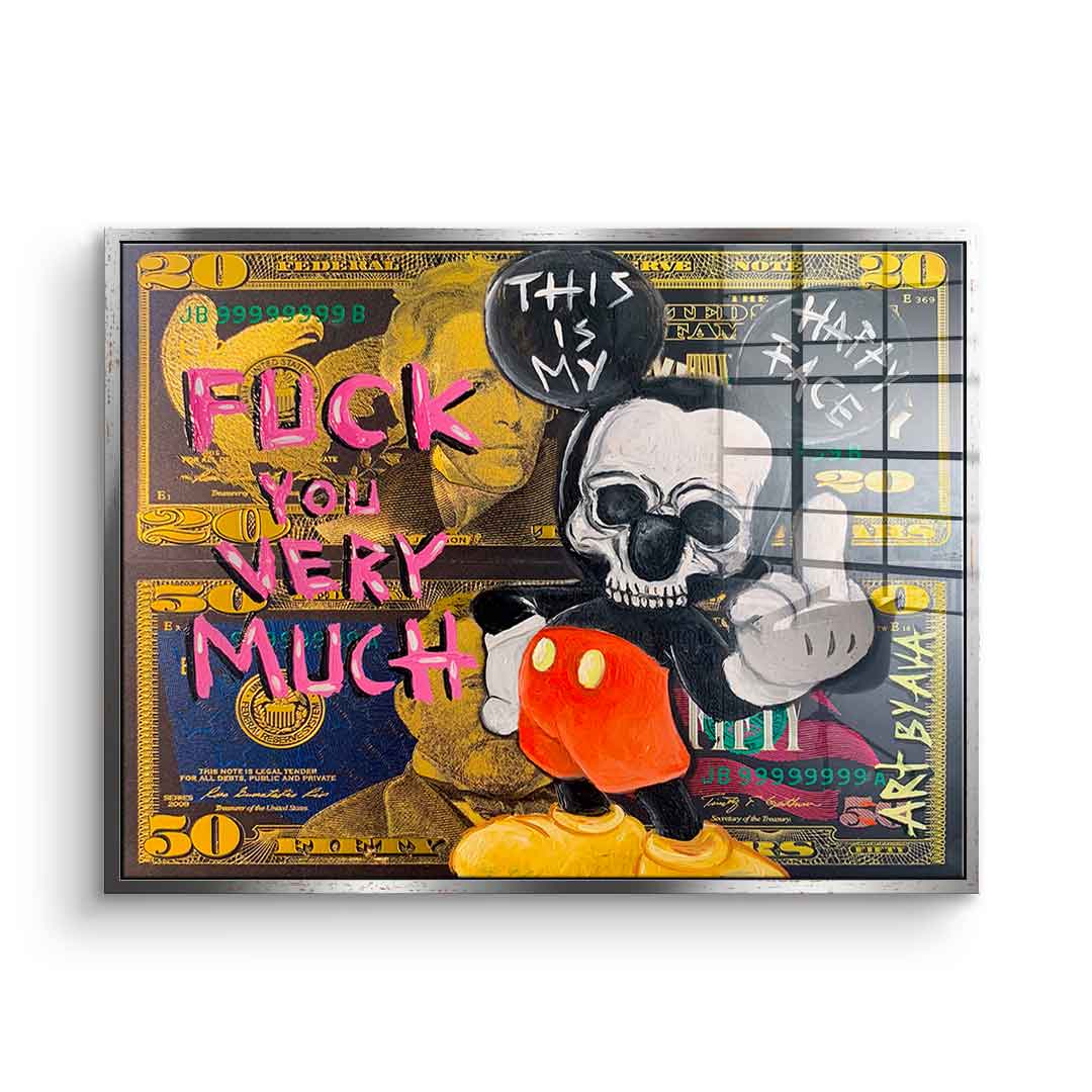 Badass Mickey Mouse - acrylic glass