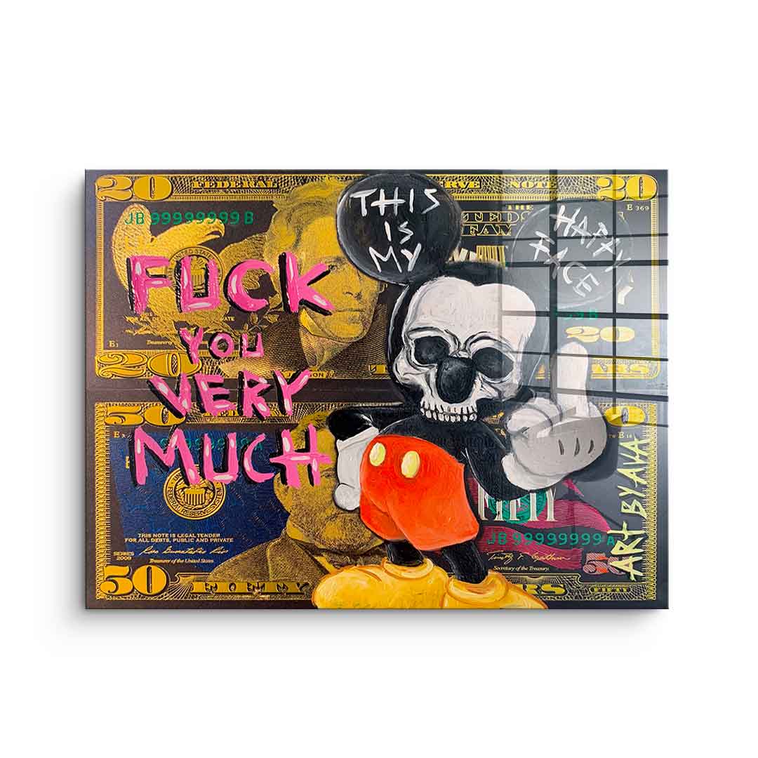 Badass Mickey Mouse - acrylic glass