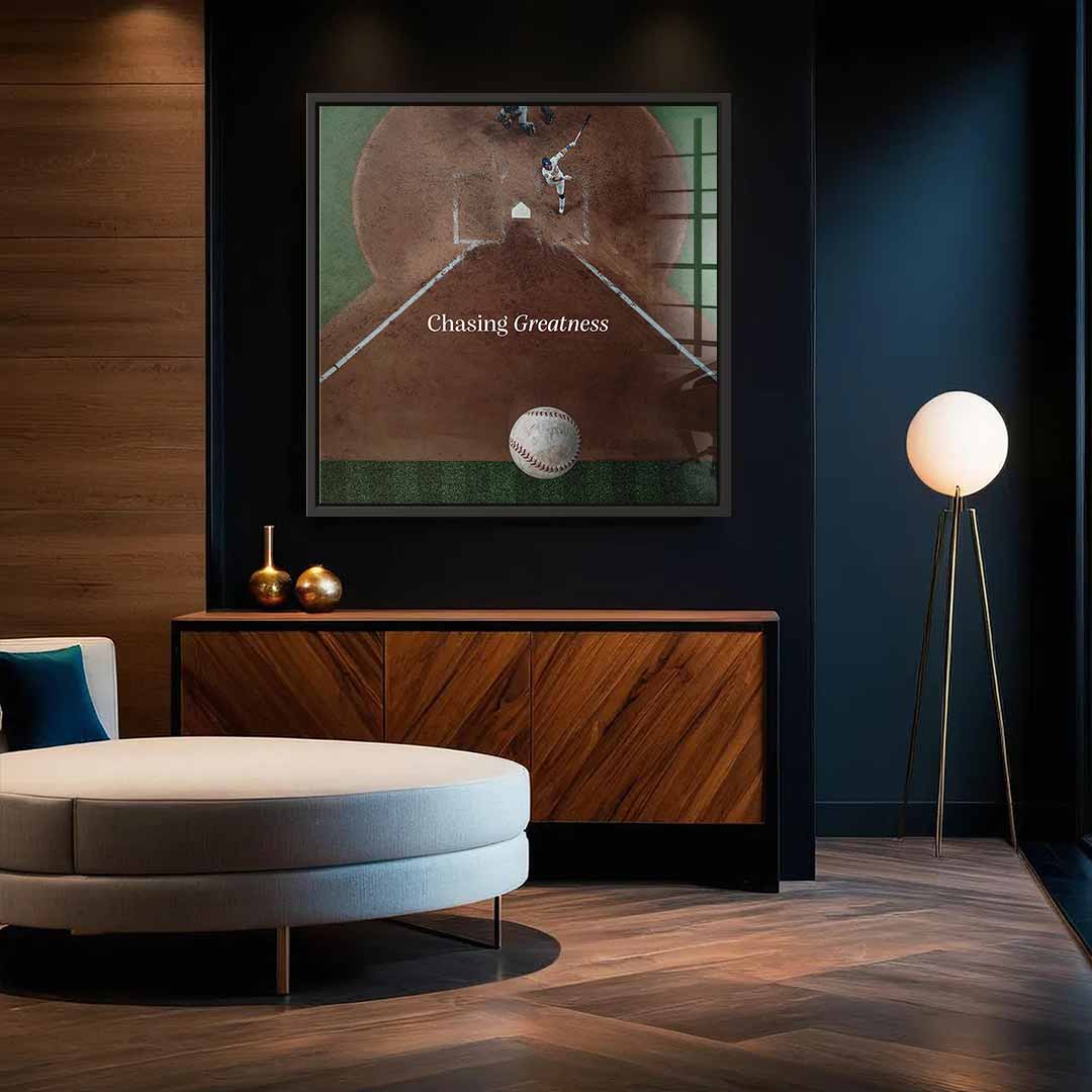 Chasing Greatness #Baseball - Square Edition -<tc>Acrylic Glass Art</tc>