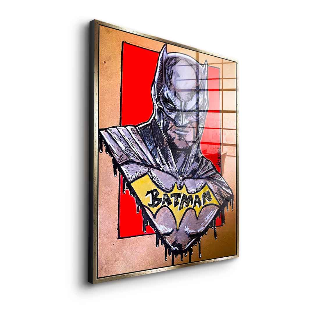 Batman Drawing - Acrylic Glass