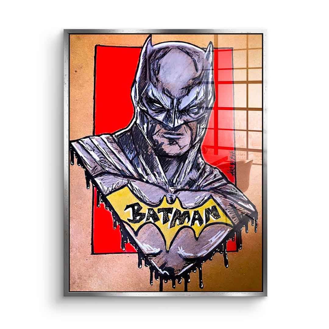 Batman Drawing - Acrylic Glass