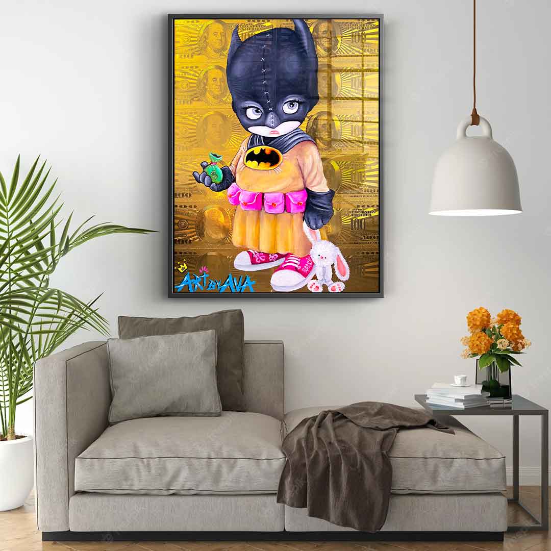 Batman Money Kid - acrylic glass