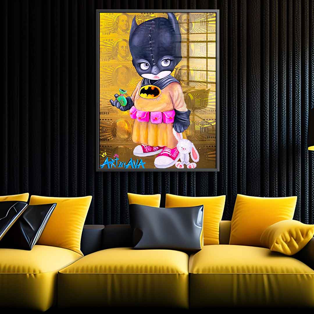 Batman Money Kid - acrylic glass