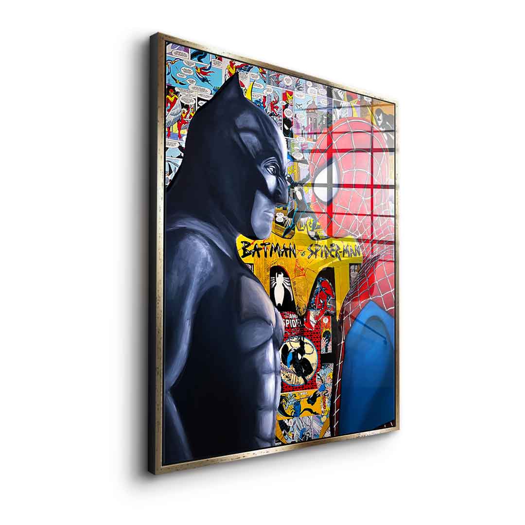 Batman vs. Spider-Man - acrylic glass