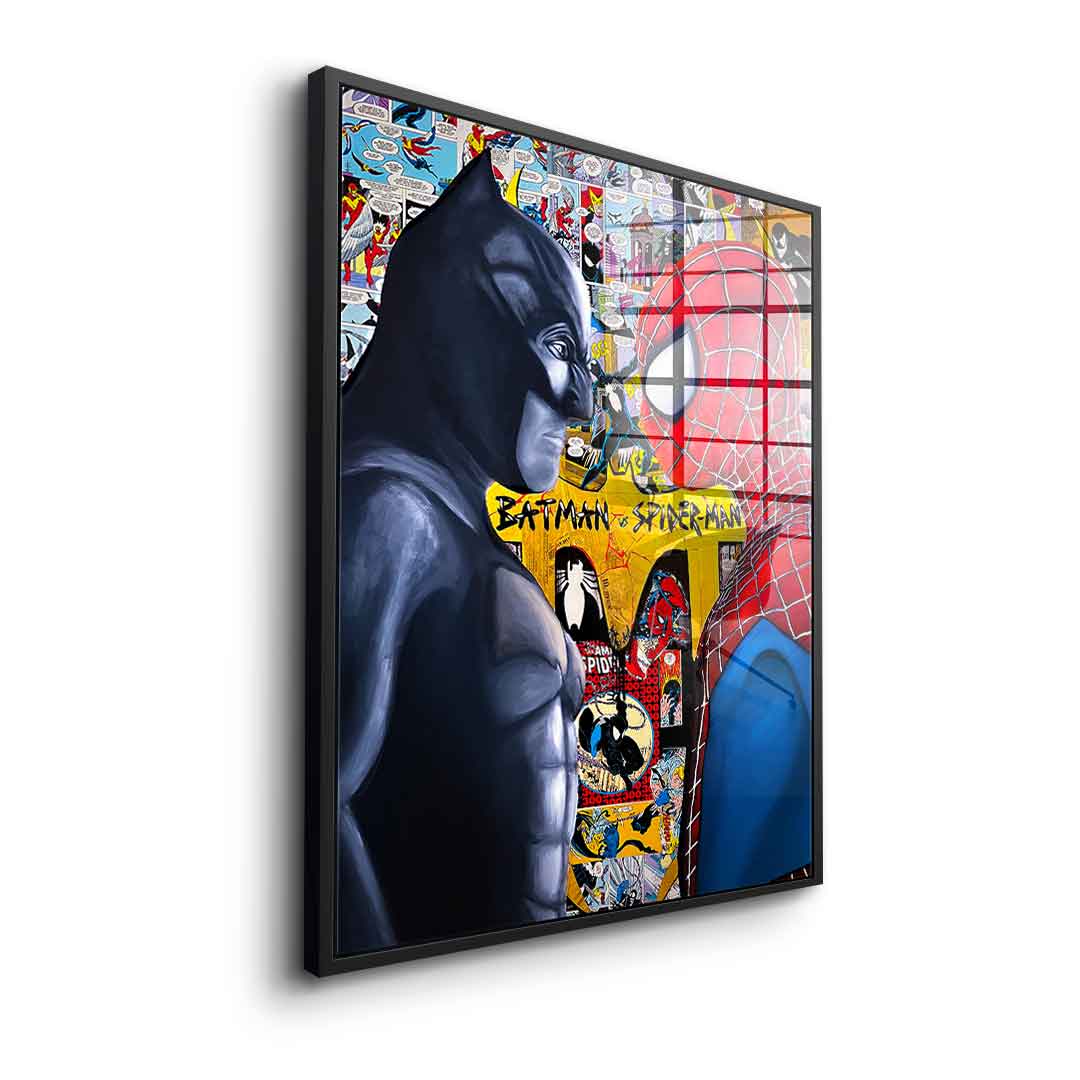 Batman vs. Spider-Man - acrylic glass