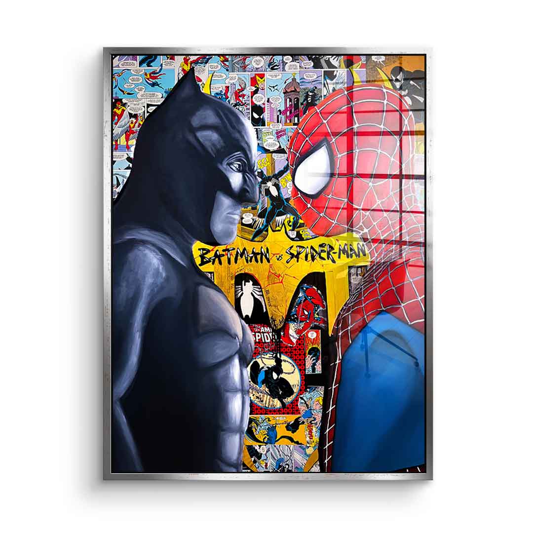 Batman vs. Spider-Man - acrylic glass