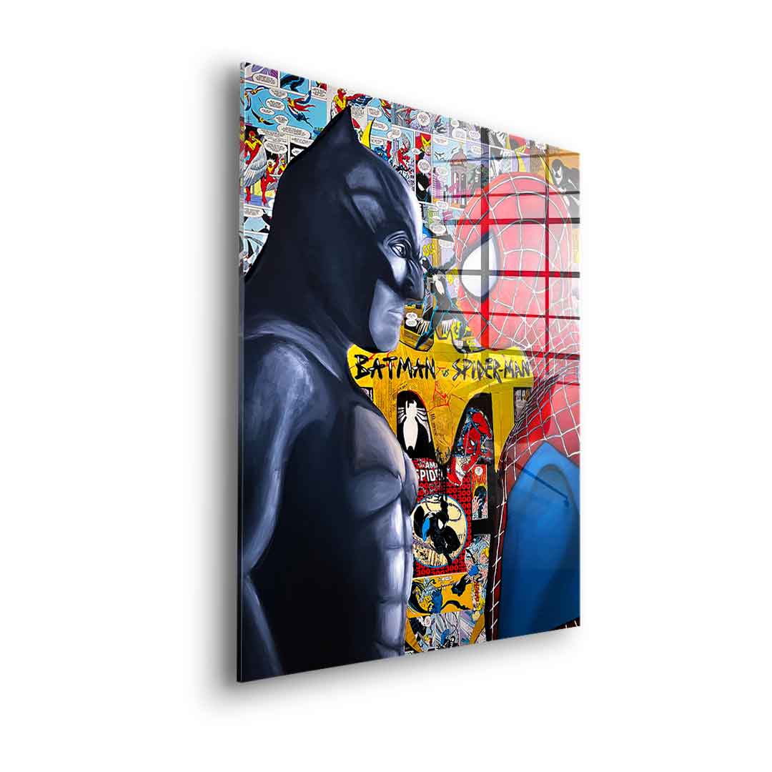 Batman vs. Spider-Man - acrylic glass