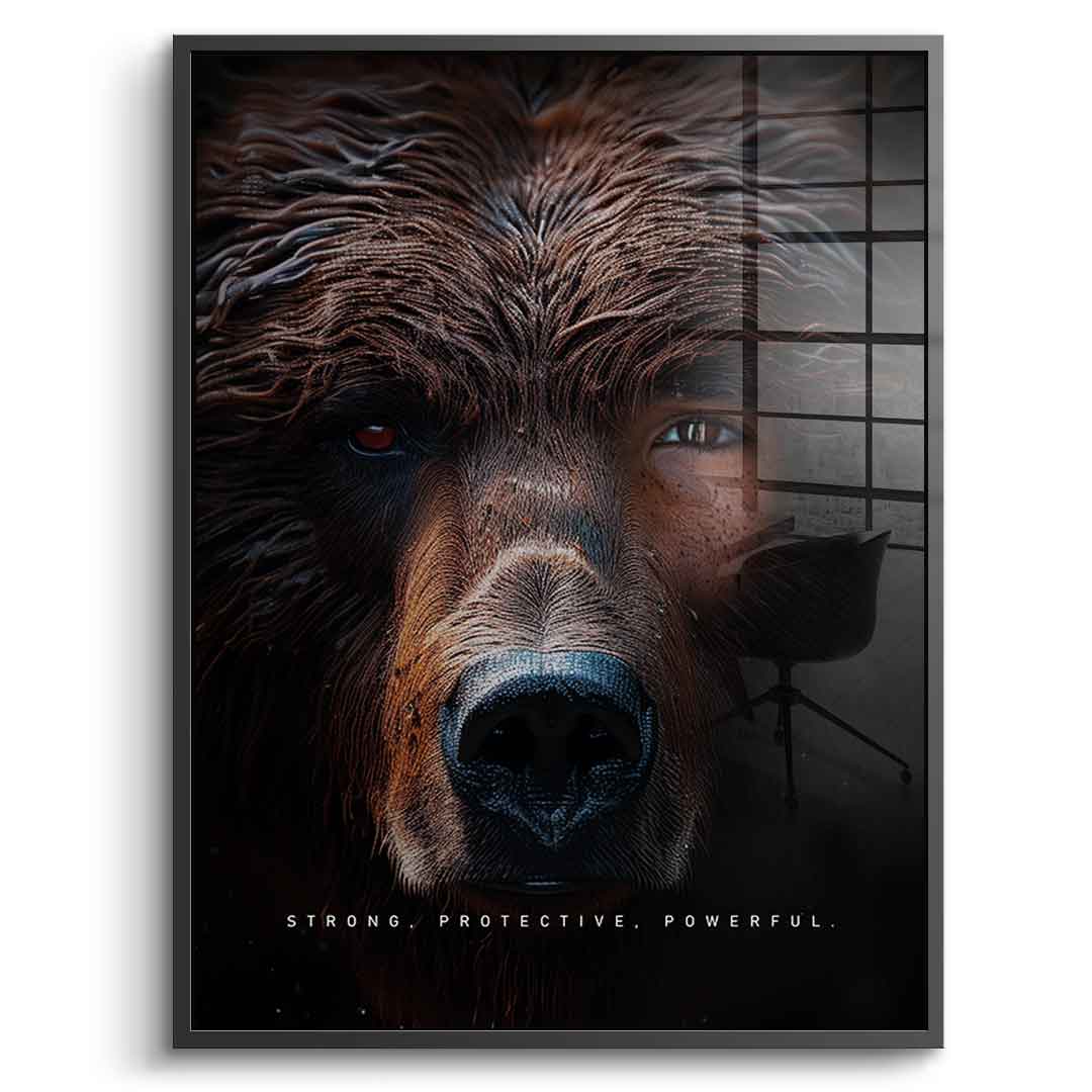 Bear Fusion - acrylic glass