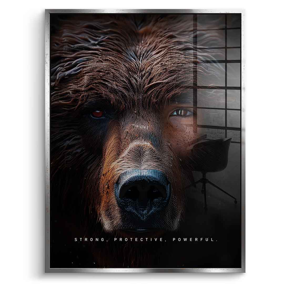 Bear Fusion - acrylic glass