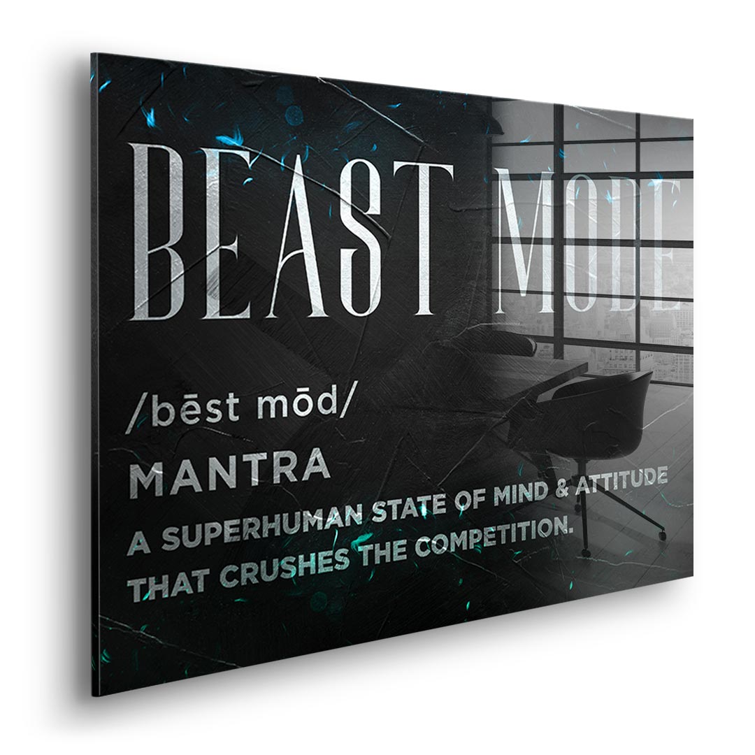 Beast Mode - acrylic glass