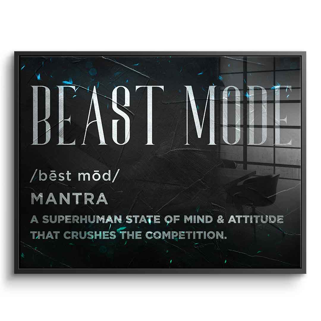 Beast Mode - acrylic glass