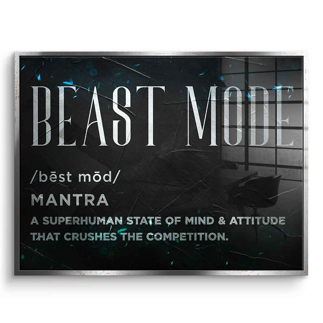 Beast Mode - acrylic glass