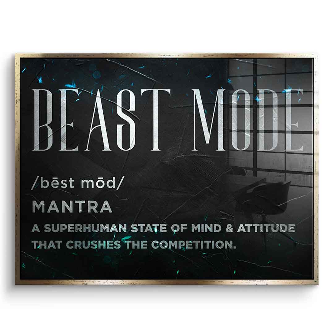 Beast Mode - acrylic glass