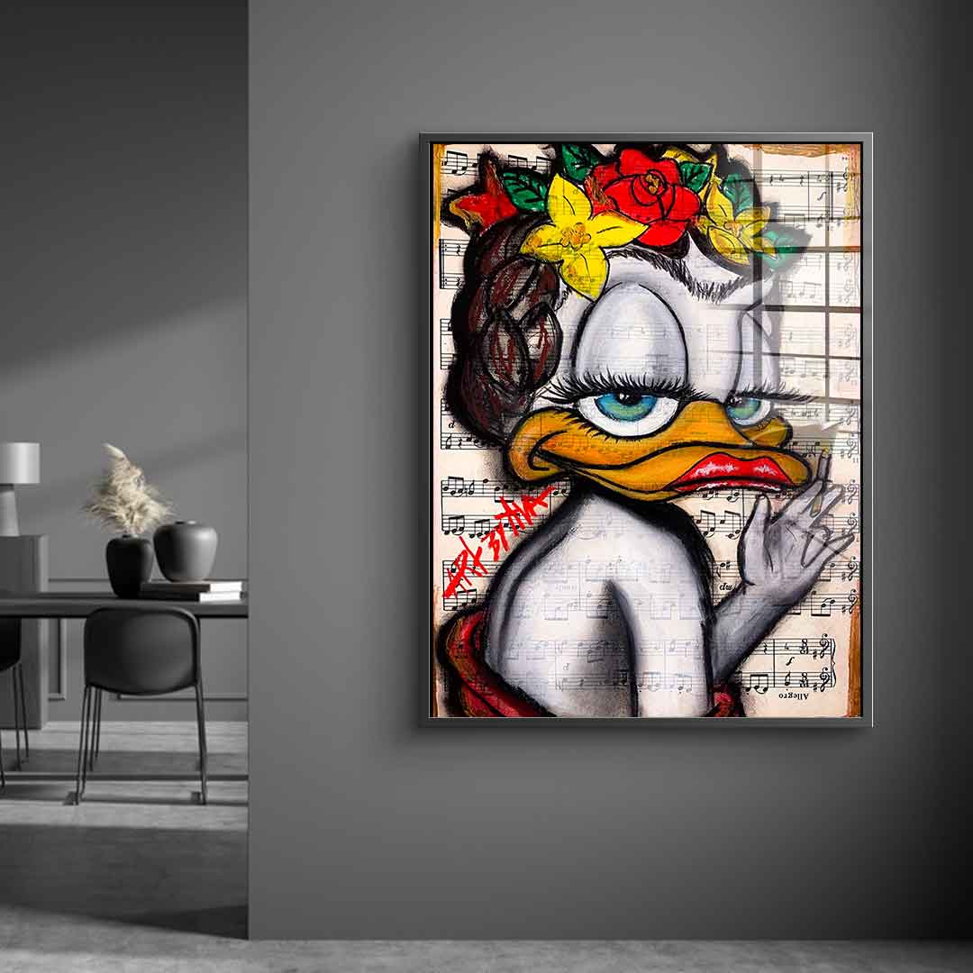 Beauty Duck - acrylic glass