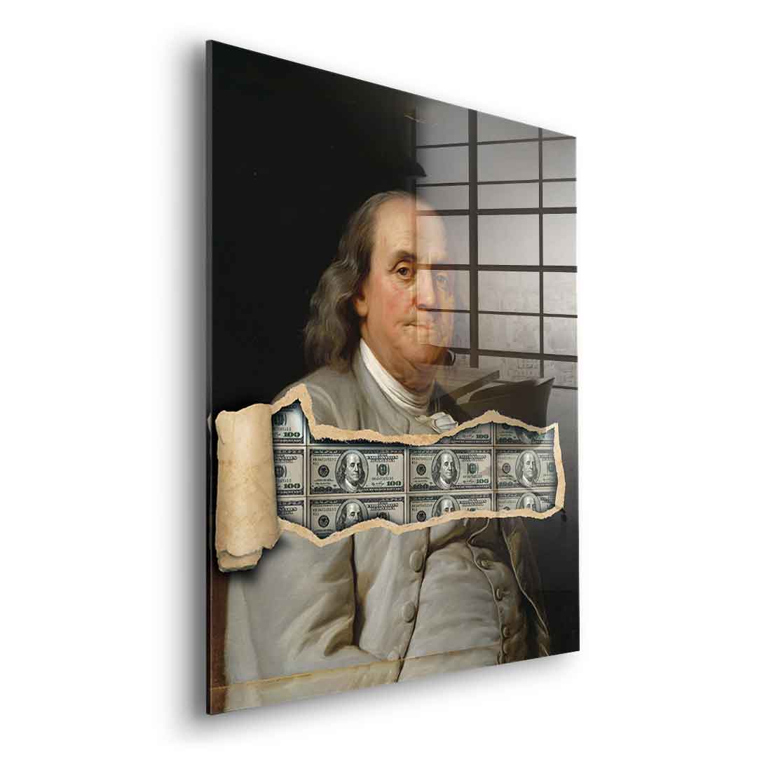 Benjamin's Money - acrylic glass