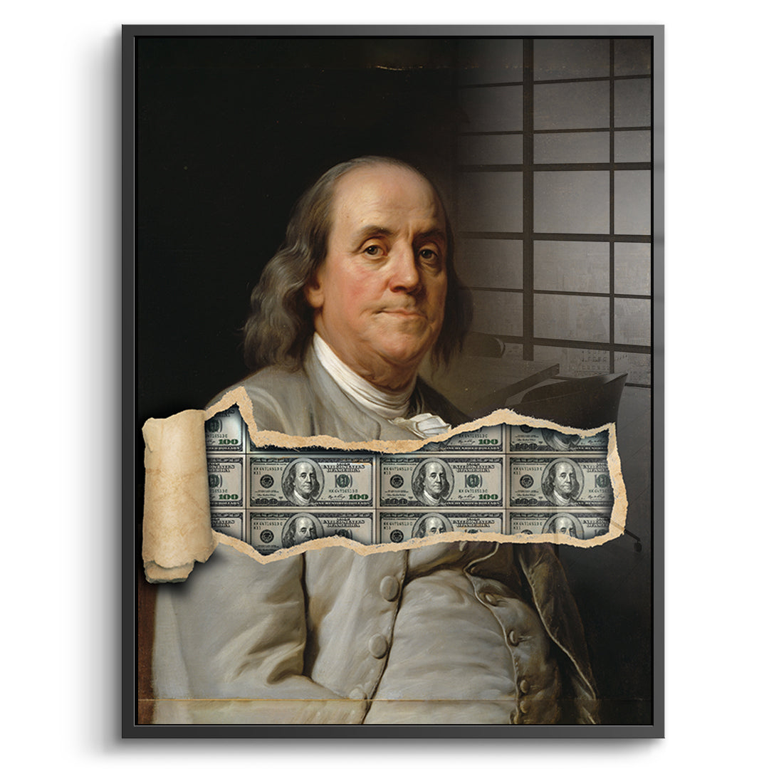 Benjamin's Money - acrylic glass