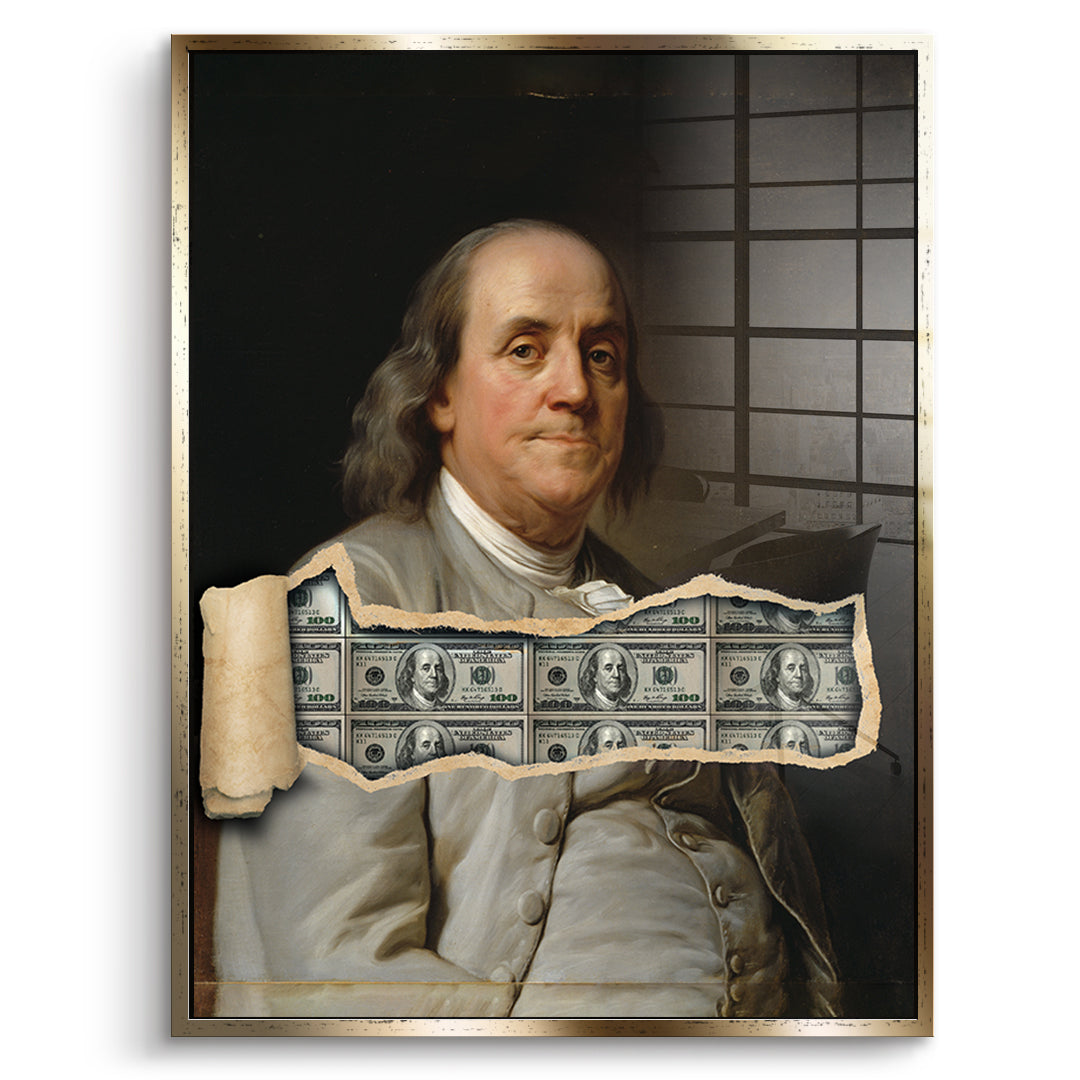 Benjamin's Money - acrylic glass