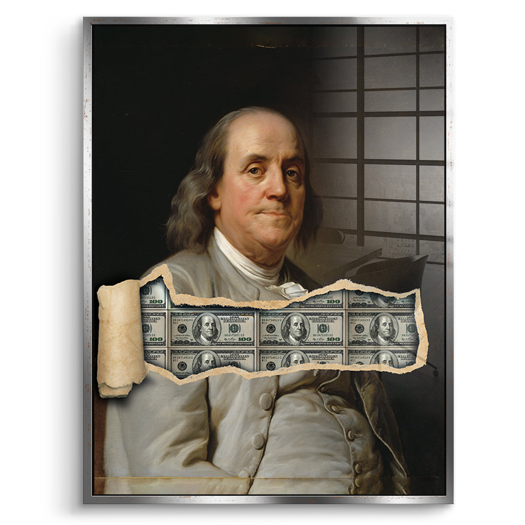 Benjamin's Money - acrylic glass