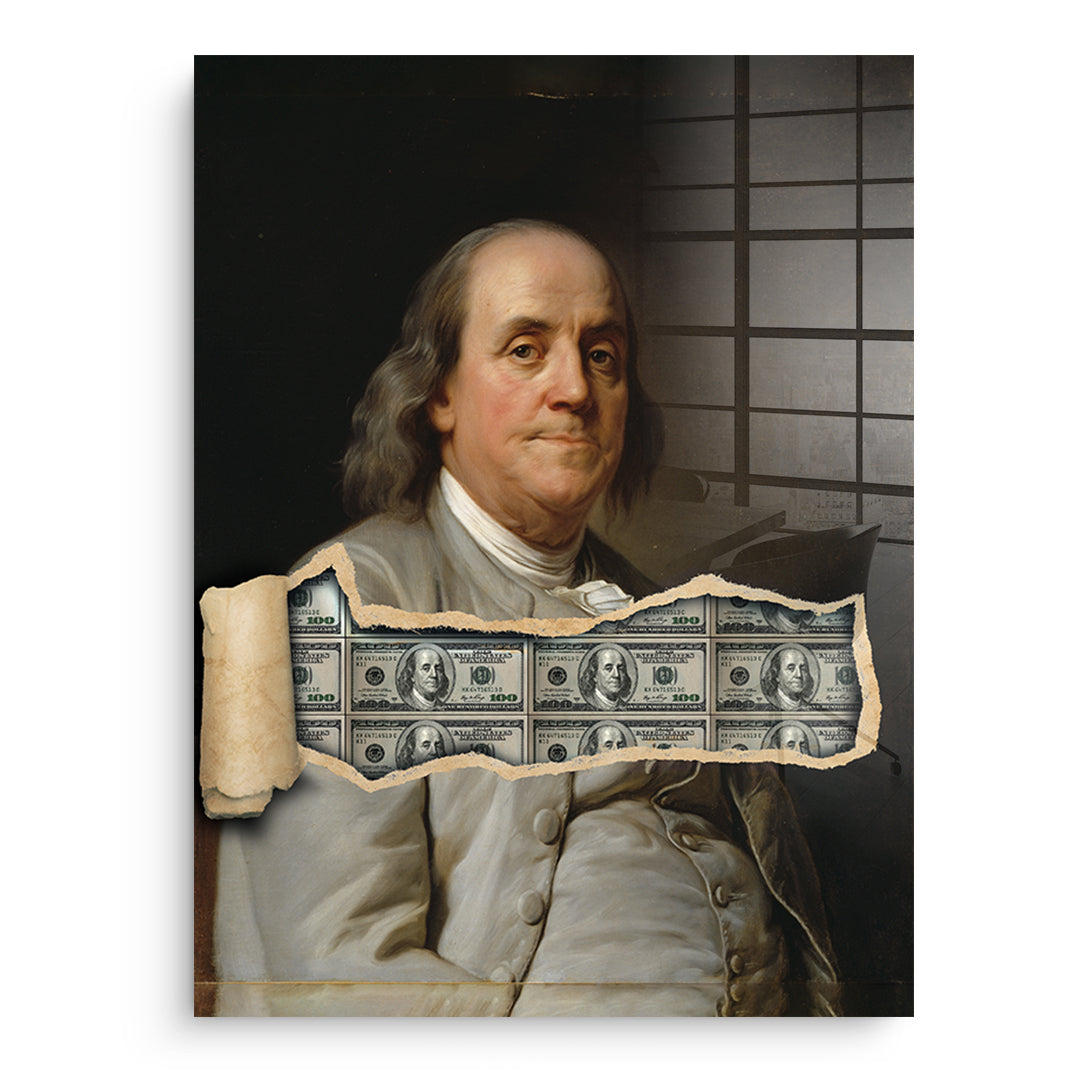 Benjamin's Money - acrylic glass