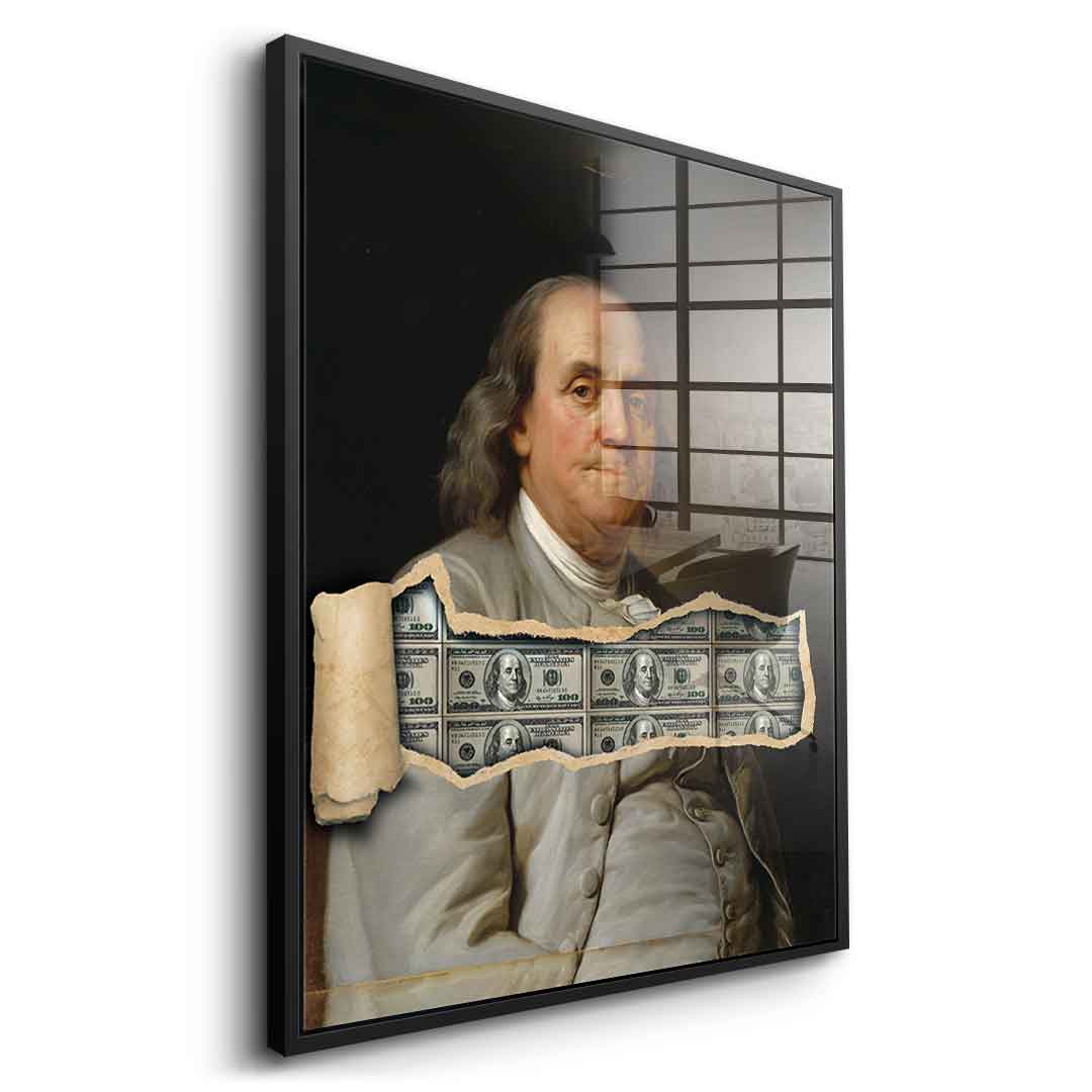 Benjamin's Money - acrylic glass