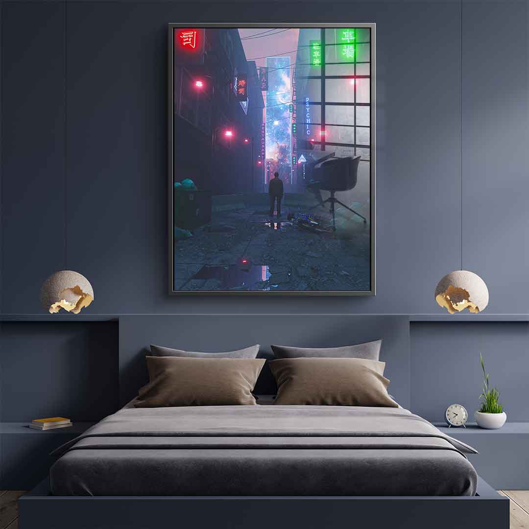 Beyond The Back Alley - acrylic glass