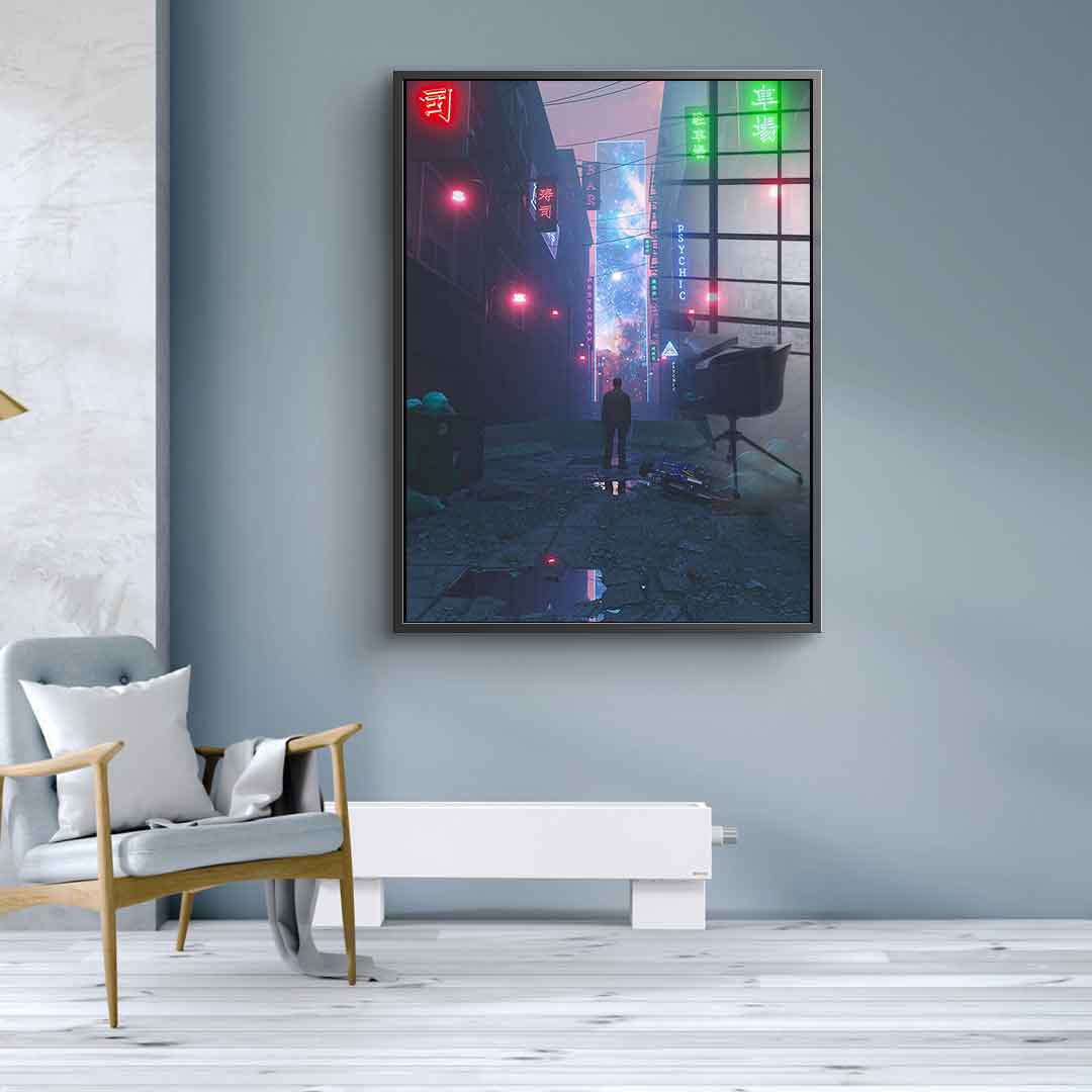 Beyond The Back Alley - acrylic glass