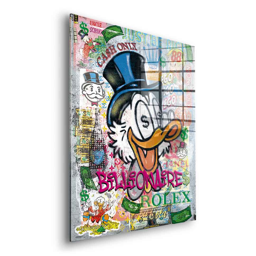 Billionaire Scrooge - acrylic glass