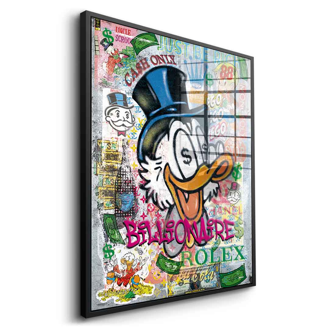 Billionaire Scrooge - acrylic glass