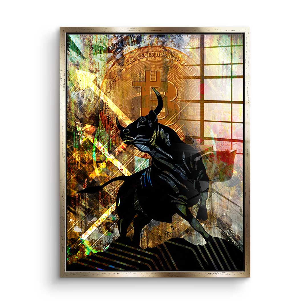 Bitcoin King - acrylic glass