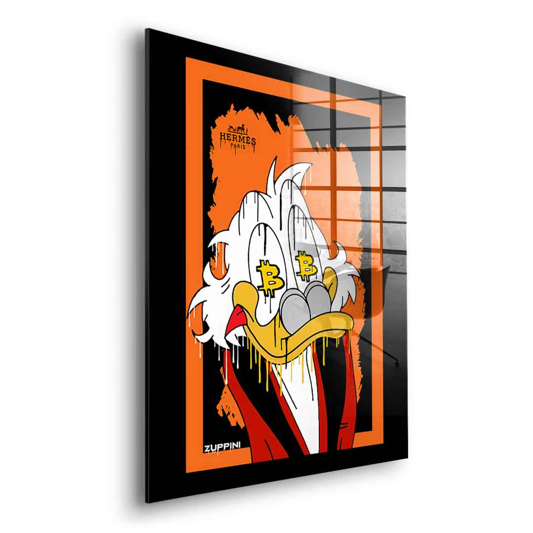 Bitcoin Scrooge - acrylic glass