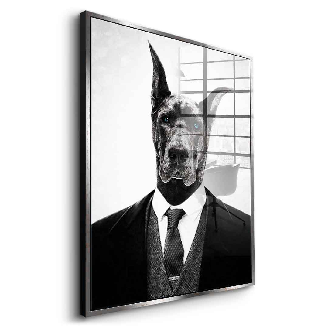 Black Dog - acrylic glass