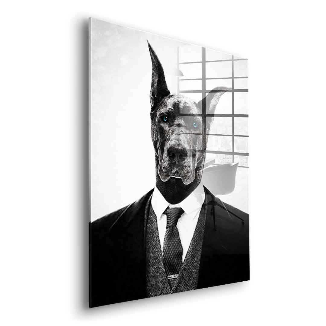 Black Dog - acrylic glass