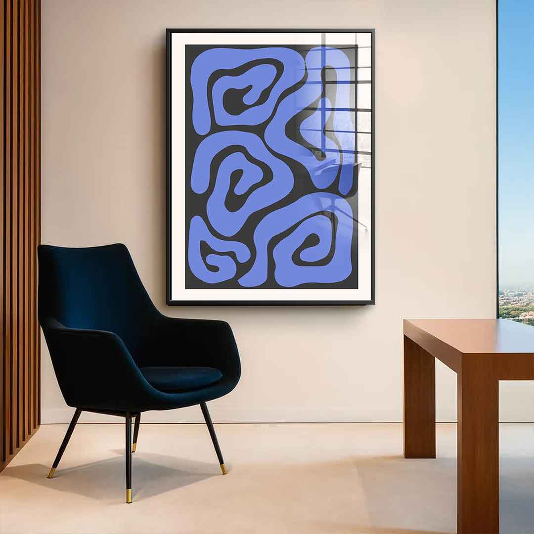 Blue'n'Black - acrylic glass