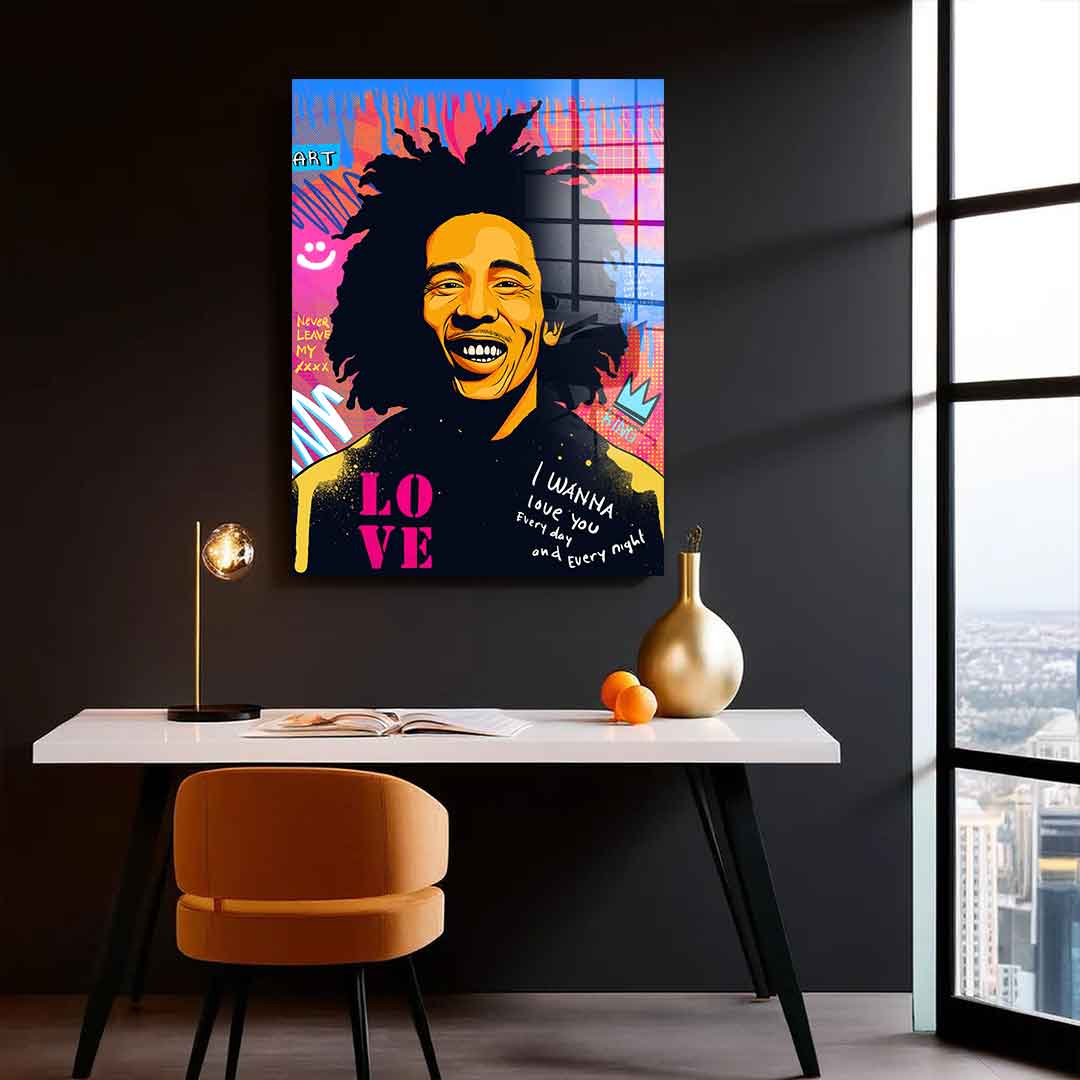 Bob Marley - acrylic glass