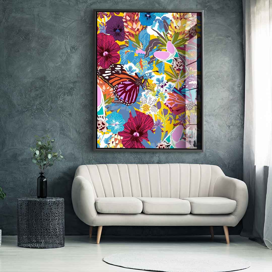 Butterfly Spree - acrylic glass