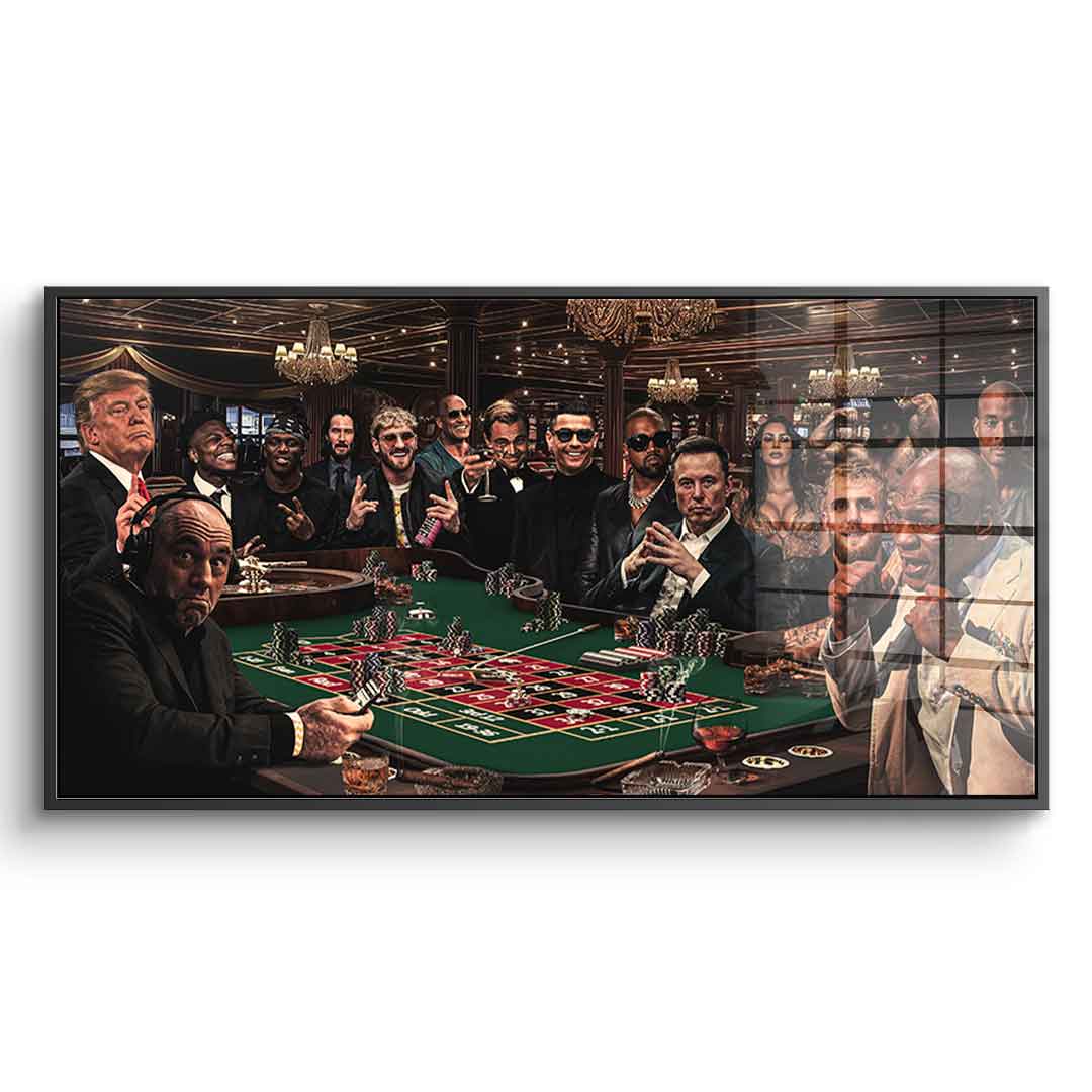 Casino Night - acrylic glass