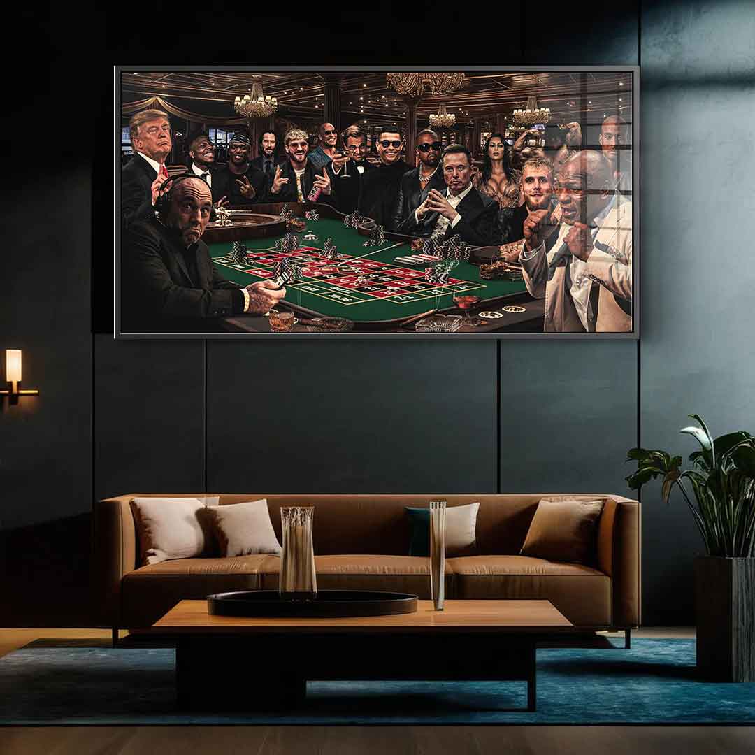 Casino Night - acrylic glass