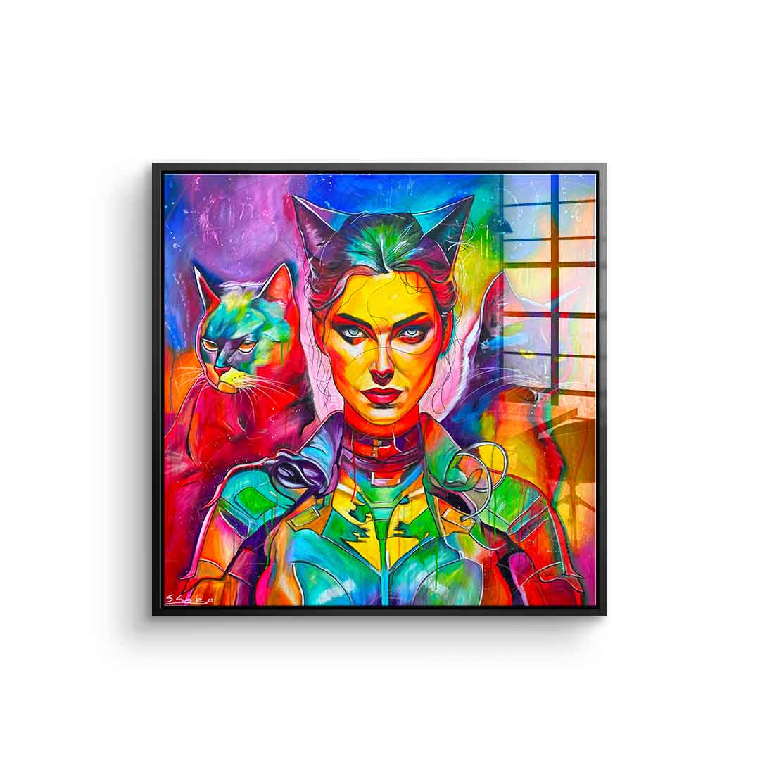 Catwoman Reloaded - acrylic glass