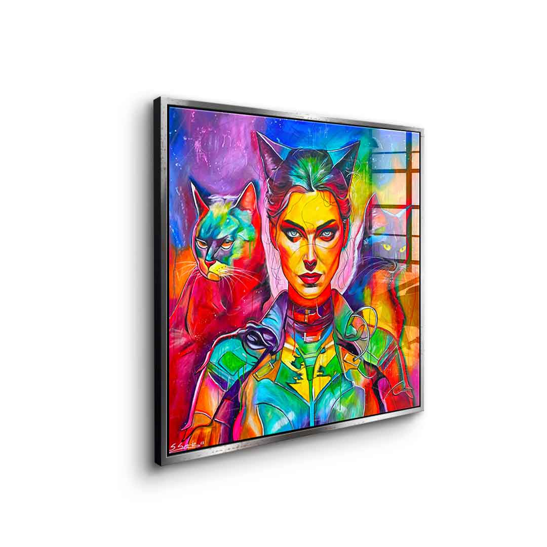 Catwoman Reloaded - acrylic glass