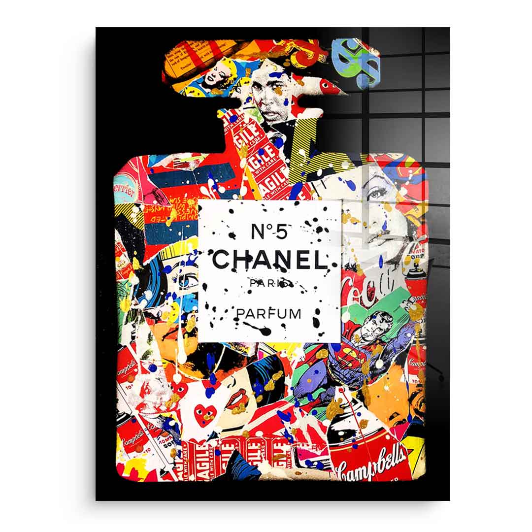 POP CHANEL BOTTLE - acrylic glass