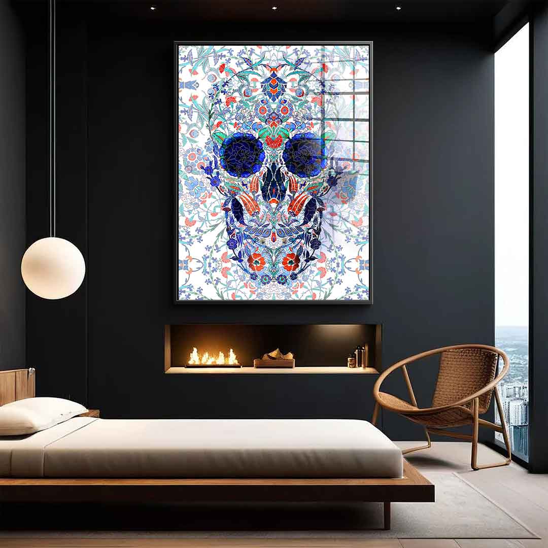 Chini Skull - acrylic glass