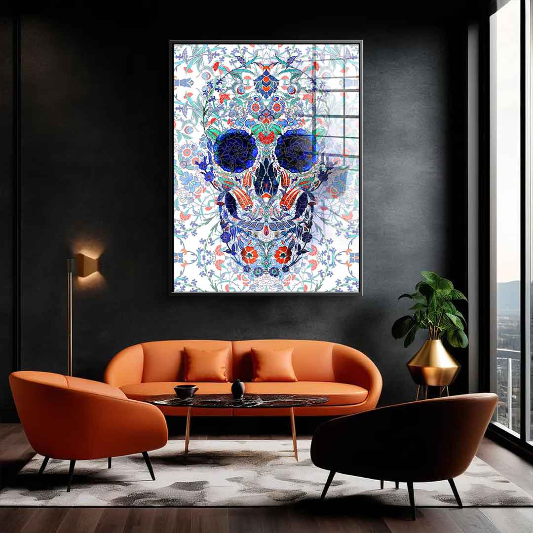 Chini Skull - acrylic glass