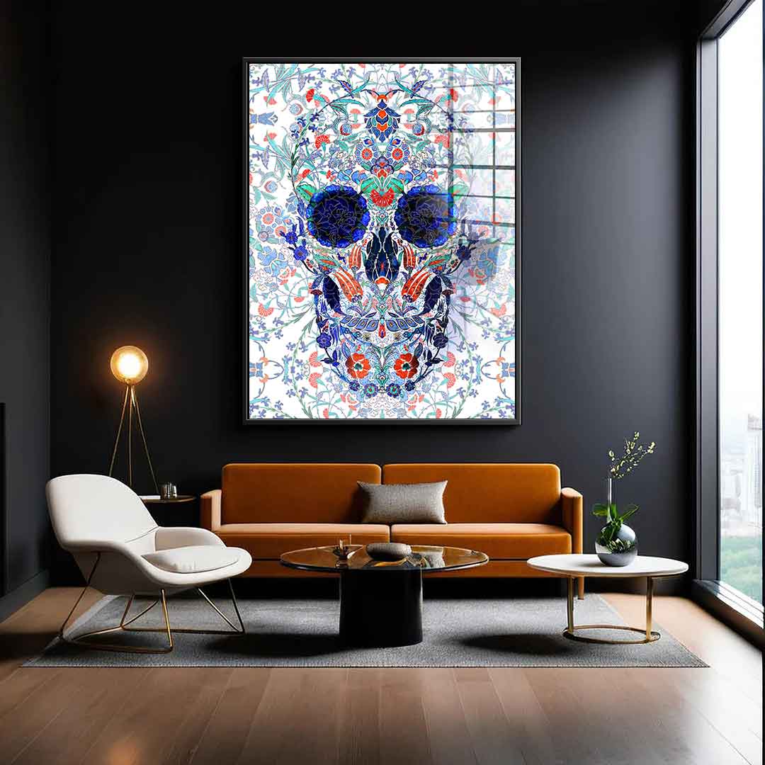 Chini Skull - acrylic glass