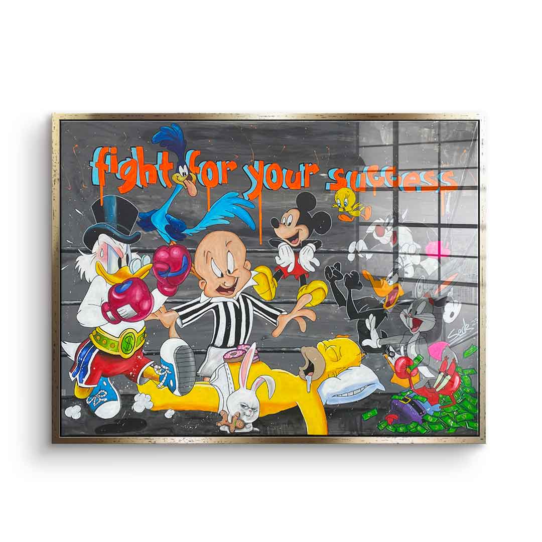 Fight for your success - acrylic glass