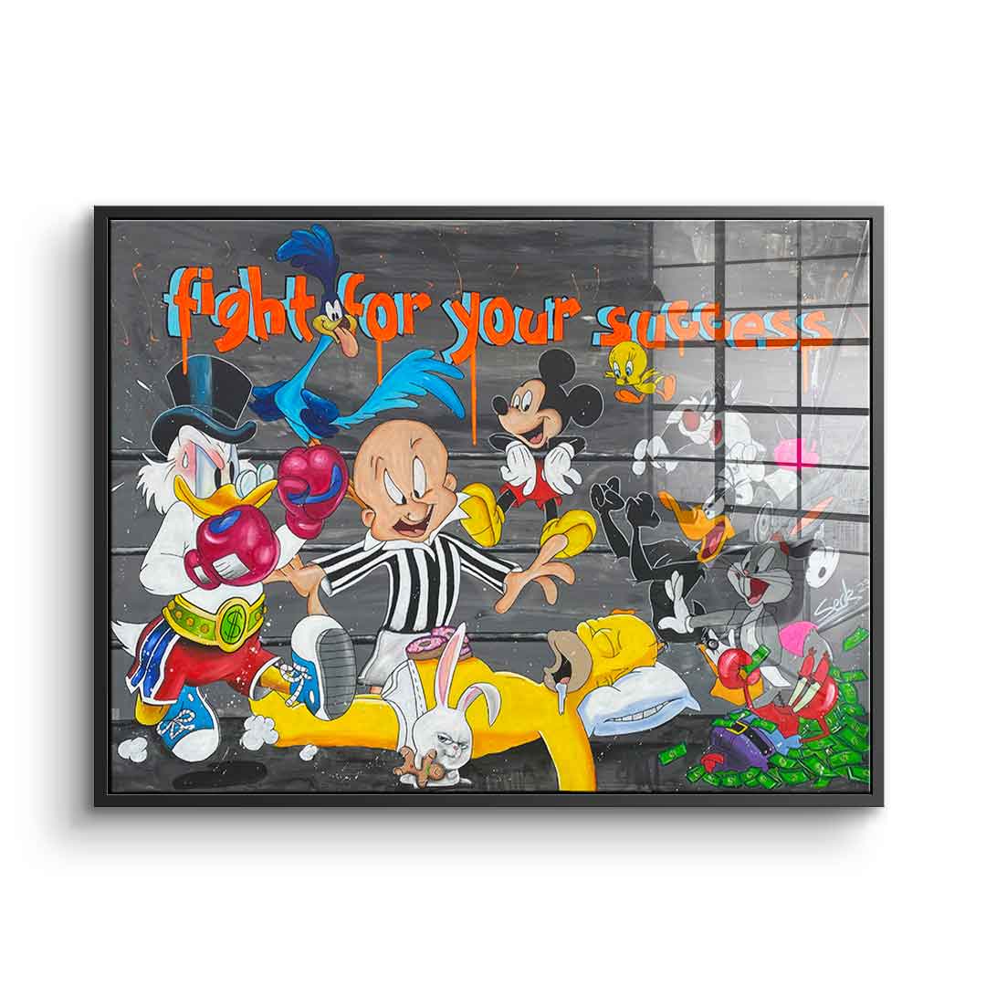 Fight for your success - acrylic glass