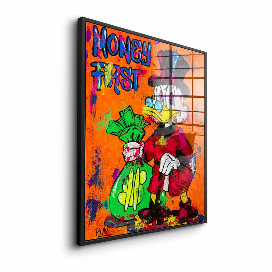 Money First - acrylic glass