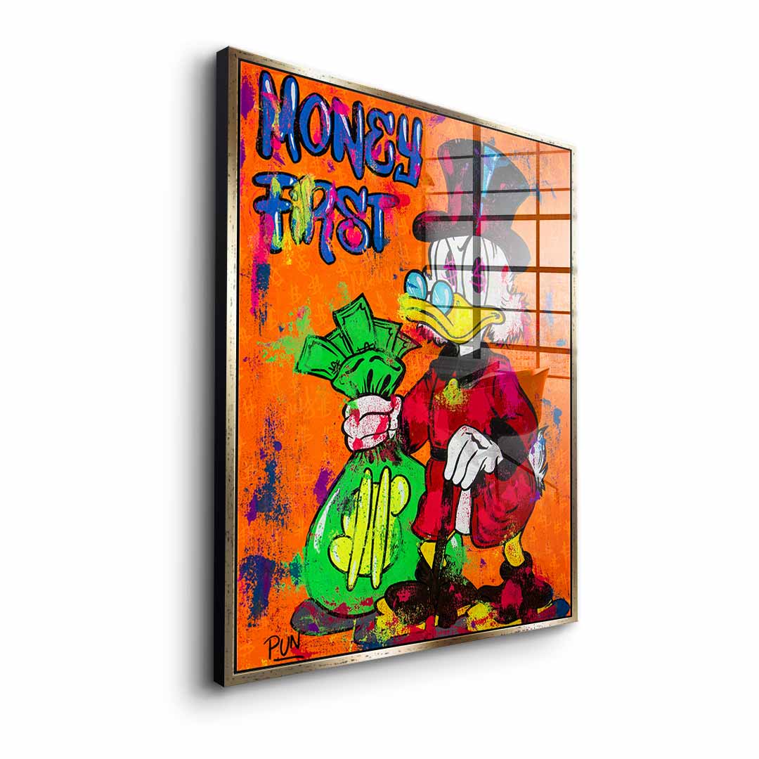 Money First - acrylic glass