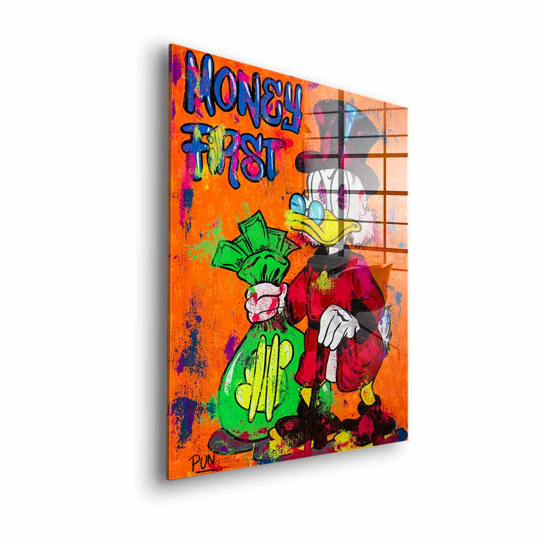 Money First - acrylic glass