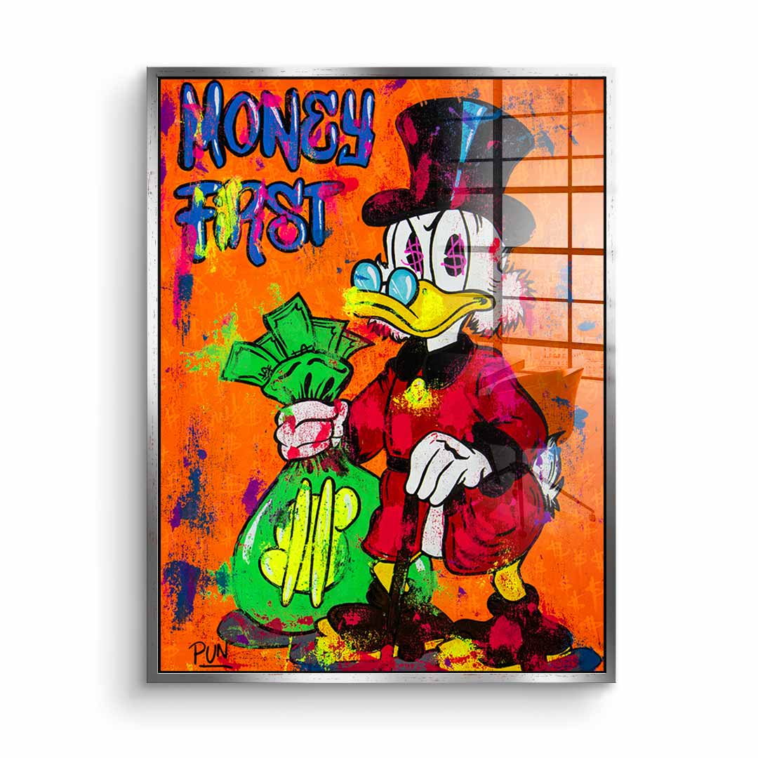 Money First - acrylic glass