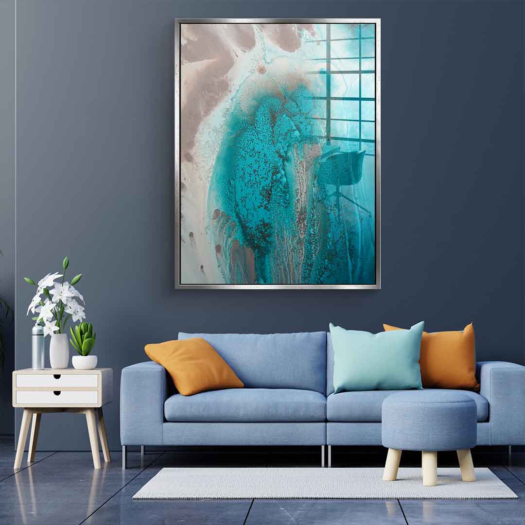 Coral Sea Flow 1 - acrylic glass